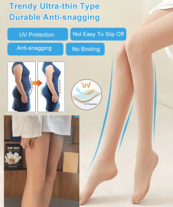 [IN STOCK] [/Anti-Snagging] Control Top Pantyhose with Reinforced Toes Super Real Skin/Non-Slip/No Binding/UV Protection Ultra Thin Sheer Beauty Socks