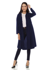 Cardigan Muslim Tangan Panjang Outer Tunik Lorenzo Bagus Tebal Gaul Terbaru Blazer Muslimah Polos Murah