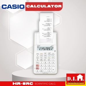 Do It Home CASIO HR-8RC Casio 12 Digits Calculator Compact Type Mini
