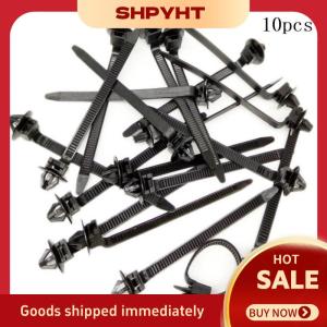 SHPYHT 10 20 chiếc dây buộc dây cáp nylon màu đen cho xe hơi Dây buộc dây buộc kẹp cáp kẹp kẹp quản lý dây sắp xếp dây xe hơi