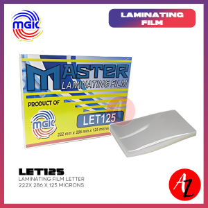 MGK Laminating Film (LETTER) 222 X 286 X 125 & 222 X 286 X 250 Clear Durable & Long-Lasting
