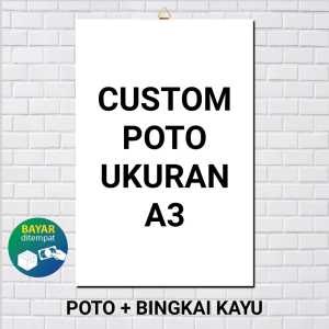 CETAK POTO KAYU UKURAN 30X45CM / CETAK POTO / CUSTOM POTO KAYU / WALLDECOR / HIASAN DINDING