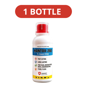 Five-Tox 250 Insect Killer Concentrate | Fly Mosquito Cockroach Ant Tick & Mite Killer | Pest Control for Home Poultry & Livestock Farm | 250ml
