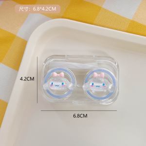 Hộp đựng lens kính sát tròng Sario trong suốt xịn xò siêu đẹp