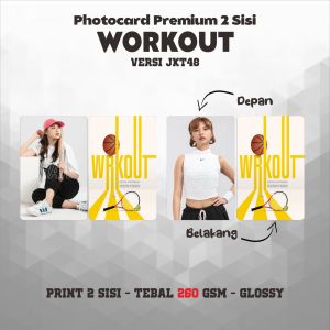 Photocard JKT48 WORKOUT Edition 2023 Unofficial Photo Card Kartu