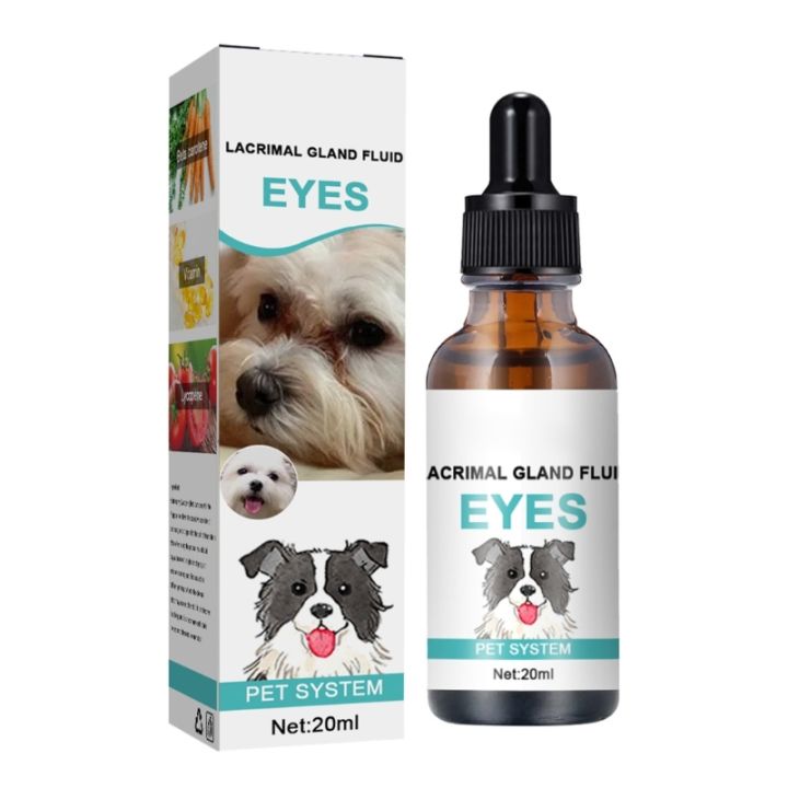 Pet Eyes Wash Drops Help Prevent Pink Eye, Dry Eyes, Tear Stains Safe Ingredient Dirt Crust
