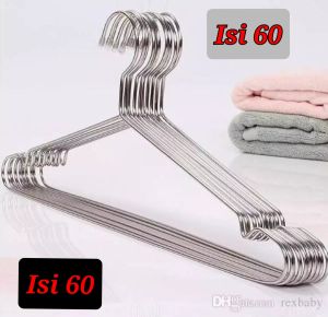 GANTUNGAN BAJU BERBAHAN GALVANIS ANTI KARAT ( ISI 60 PCS ) TERMURAH BISA COD GRATIS ONGKIR