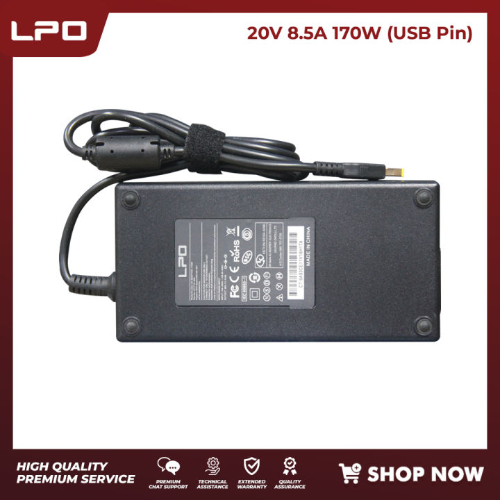 Slim Tip AC Adapter For Lenovo Thinkpad - 170W - Italy - Foto 4