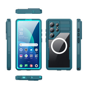 [Shellbox] IP68 Underwater Waterproof Diving Casing for SAMSUNG S24 S25 S26 Ultra Plus MagSafe Magnetic Charge Case 360 Full Protectve Cover
