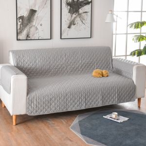 【Clearance】1 2 3 Seater Sofa Cover Cotton Pad High Quality Waterproof 1 Set Couch Pet Seat Sofa Cushion Protector Covers With Straps