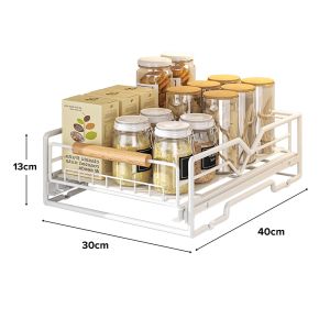 (JIJI SG) TORSTEN Pull-Out Tableware Storage Rack - Storage Shelve / Shelf Organizer / Pull out Rack