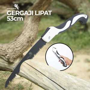 GERGAJI KAYU LIPAT PORTABEL FOLDING WOOD HAND SAW 53 CM