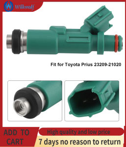Denso แท้ OEM หัวฉีดหัวฉีดพอดีสำหรับ Toyota Prius 23209-21020