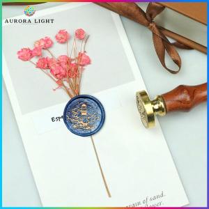 【New Arrival】 Vintage Brass Seal Stamp Head 30mm Deep Sea Series Fire Paint Tool for DIY Home Decor and Crafts