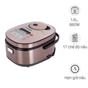 Nồi cơm điện tử Sunhouse mama 1.5 lít SHD8915 chính hãng 100% trưng bày mới 99% Lòng nồi hợp kim nhôm tráng men chống dính- bảo hành 12 tháng