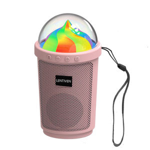 YIBAO LENTIVEN Speaker Bluetooth Portabel dengan Lampu RGB Multifungsi Speaker Suara Jernih Mengdukuang Kartu X533