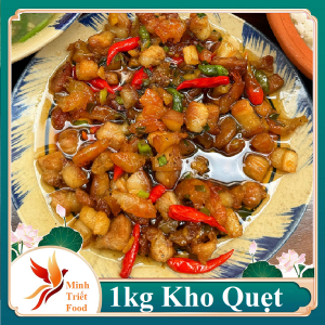 1kg Khô Quẹt Thịt Rọi Cùng Tôm Khô Tươi Ngọt Vị Ngon Mới Chấm Rau Củ Tuyệt Vời