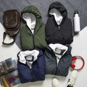 Áo khoác dù lót lông Hahaman cao cấp giữ ấm AKDL042