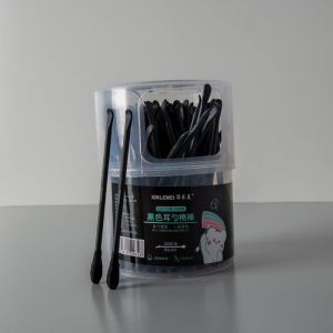 Cotton Buds Hitam 100pcs / Cotton Buds Pembersih Makeup /Cotton Bud Baby | Pembersih Kuping