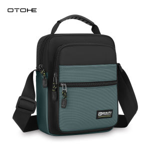 OTOHE Men Fashion Shoulder Bags Sling Chest Bag Cross Body Bags Messenger Bag Waterproof Cross Body Bag Large Capacity Sling Bags Simple Student Teenager Bag