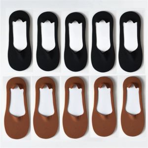 10Pairs Fast Shipping Anti Slip Boat Socks for Man Summer Invisible No Show Thin Nylon Socks Men Male Ice Silk Sock Slippers2026