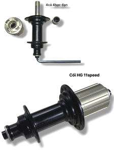 Đùm lẻ sau 24lỗ cối HG và cối Campa CHỈ CÓ LẺ SAU KHÔNG CÓ CẶP ĐÙM KHÔNG KÈM TY