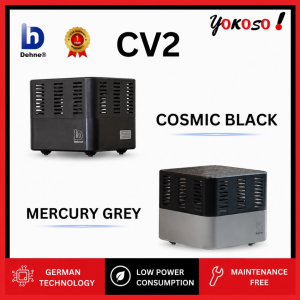 Dehne CV2 Cosmic Black and Mercury Grey Mini PC with German Technology Low Power Consumption Maintenance Free