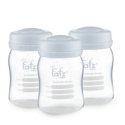Bộ 3 Bình Trữ Sữa Mẹ FATZBABY 150ml FB0120N - Giao màu ngẫu nhiên