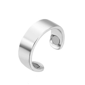 Cincin Magnet Terapi Cincin Titanium Tahan Karat Pijat Jari Magnetic Ring/Perhiasan Kreatif