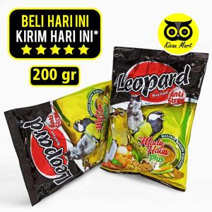 Kicau Mart Pakan Makanan Burung Voer Pur Madu Halus Plus Leopard Untuk Pleci Ciblek Kolibri Cito Gelatik Pancawarna Prenjak Tledekan Dll PLPDMDH