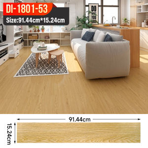 PVC Vinyl Tiles Waterproof Floor Sticker Vinyl Tile Flooring Self Adhesive 91.44*15.24CM