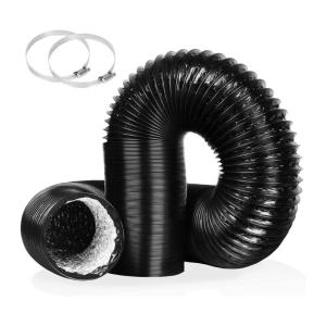 Mạnh mẽ 4 lớp nhôm PVC Máy sấy Outlet Hose 150 mét Đường kính bao gồm 2 untarnished kẹp