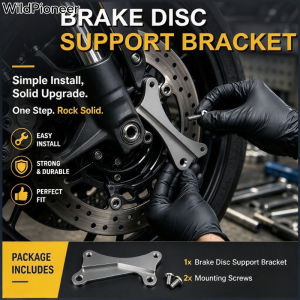 WildPioneer For 260mm Alloy Disc Brake Bracket Click 125 Click 150 Beat Carb Mio I 125 M3 Stock Caliper