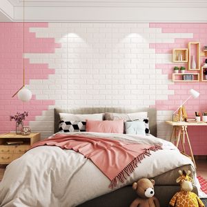3D Wallpaper Foam Design for wall paper adhesive waterproof wall paper design for wall bedroom elegant wall paper cement decor design