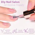 Jelly Nude Gel  Set, 10Pcs Sheer Milky White Pink Transparent Gel Polish Kit UV LED  Polish Colors Varnish Nail Art DIY Salon 7ML. 