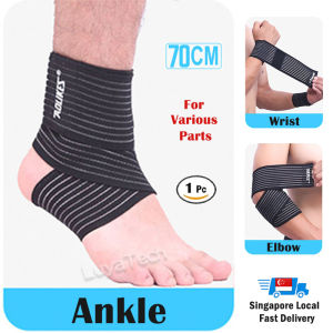 Multipurpose Elastic Bandage Wraps For Ankle Knee Thigh Elbow Wrist 70cm 180cm Compression Wrap Ankle Support Knee Brace
