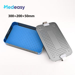 Microscopic aluminum alloy sterilized instrument endoscope disinfection box