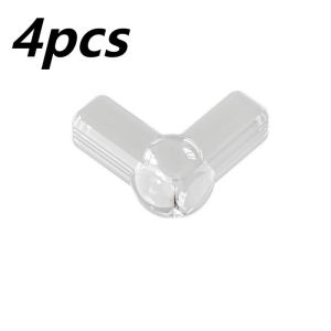 4pcs Airbag Anti-Collision Corner Guard Silicone Table Cabinet Edge Cover Table Corner Protector