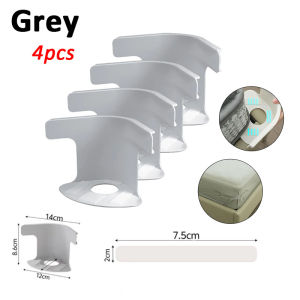 4pcs Universal Bed Sheet Holder Invisible Bed Sheet Clips Heavy Duty Non-slip Invisible Bed Sheet Clippers
