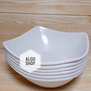 PROMO 4 PCS ISI PIRING CAMPUR MANGKOK ((DIAMETER PIRING 23.CM ATAU 9.INC DIAMETER MANGKOK 15.INC ATAU 6.INC)) MELAMIN ORIGINAL TEBAL DAN KUAT