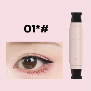 Quick-Dry Eyeliner Stamp Pen Waterproof Heart Shape Winged Design One-Piece Makeup Tool