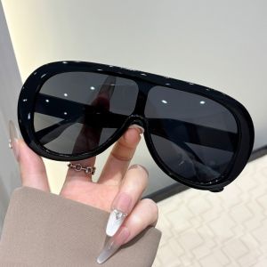 LUMIQLO Integrated Oversize Sunglasses Large Frame UV Resistant Shield Sunglasses Retro UV400 Sun Glasses Women Men
