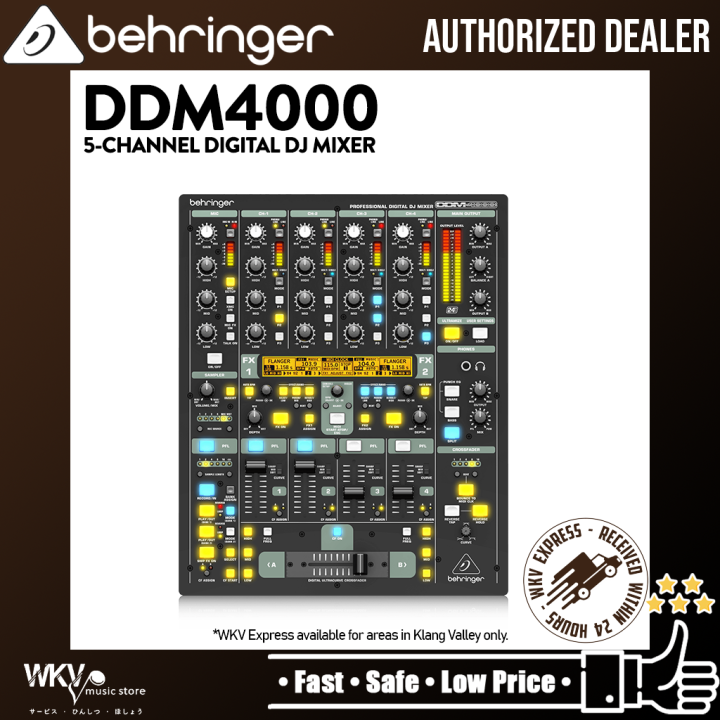 Behringer DDM4000 5channel Digital DJ Mixer (DDM4000 / DDM 4000) Lazada