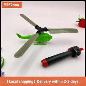 【Local shipping】 Pull Line Helicopter Fly Drawstring Small Plane Outdoor Game Draw Rope Take-off Interactive Toy Educational Toys Childrens Gift