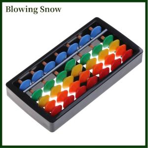 Blowing Mini Plastic Abacus Arithmetic 7 Digits Kids Maths Abacus educational Toys