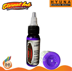 HBB Eternal Ink Profesional Light Purple Tinta Tato Eceran Bahan Alami Eternal Tattoo Ink Light Purple 1oz