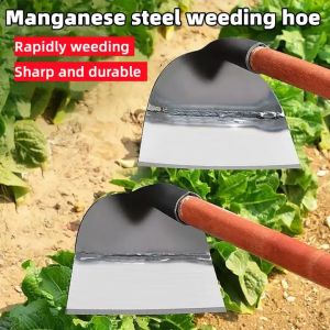 HOTBAO Eco Garden Garden Hollow Hoe Tool Steel Hardened Gardening Shovel Weeding Rake Digging Hoeing Vegetable Planting Loosening Tools Durable Hand-held