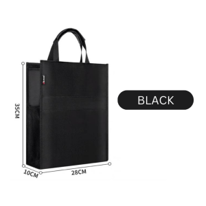 Wooven PVC Office Tote Bag Tuition Handbag Large Capacity Waterproof Laptop Bag Student Carry Bag Beg Sekolah 手提文件袋