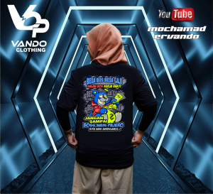 Vando Kaos Beda Bos Beda Gaji Baju Kata Kata Tshirt Distro Terbaru  Lengan Panjang Pria Wanita