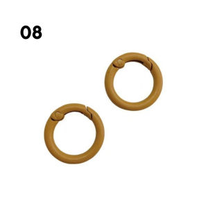 Gantungan Kunci Bulat Warna Warni Round Key Ring Gantungan Aksesoris 25mm / 2.5cm (1pcs) MG001